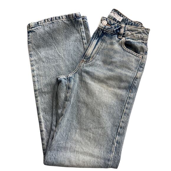 Garage Denim 90s Straight Jeans Women’s Size 0 / 24 Light Wash Vintage Y2K Style - Picture 1 of 9